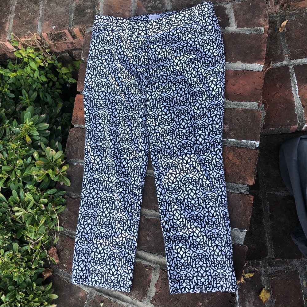 Laundry black and white Capri pants size 4 - Picture 3 of 8